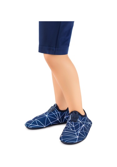 Kiko Kids Prizma Havuz Plaj Erkek Çocuk Deniz Ayakkabısı 7515 Lacivert - Beyaz Lacivert - Beyaz