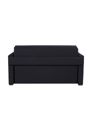 Kilim Mobilya Adonis Çift Kişilik Yataklı Kanepe 140 Mat Siyah