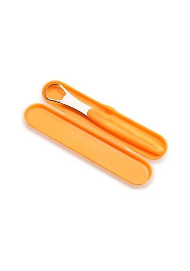 Kyver Dil Temizleme Aparatı Metal Turuncu