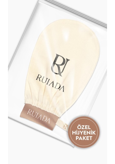80 Factor Ekru Banyo Duş Kesesi Peeling Eldiveni %100 Floş Ipek Premium Kadın Ve Erkekler Için