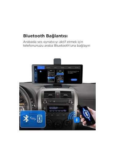 Torima T94c41 Wifi Bluetooth 4k Carplay Ön-arka Araç Kamerası