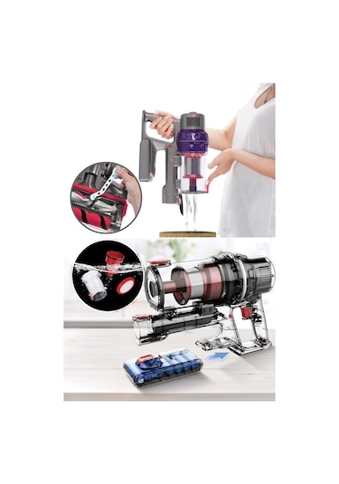 Kiwi KVC-4040BLF Katlanabilir Şarjlı Bldc Motor Dik Süpürge