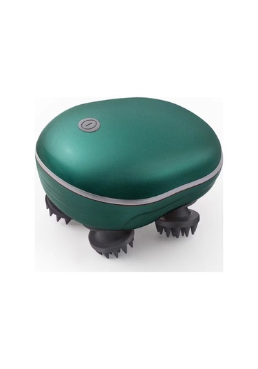 Elektrikli Baş Ve Saç Derisi Masaj Cihazı Kedi Su Geçirmez Vücut Masaj Cihazı - Yeşil Çok Renkli