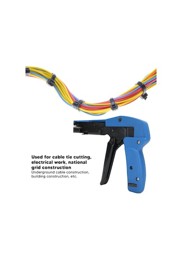 Ximistore9 Die Cast Çelik Kablolu Bağlayıcı Aleti: Ergonomik Grip İle Hızlı Sıkma Ve Kesme, 2.2-4.8mm Genişliğe Uygun Hs 600a Modeli