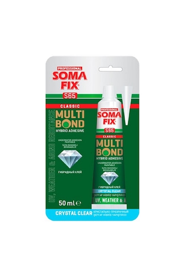 Somafix 50 Ml Şeffaf Multi Bond Hibrid Suya Dayanıklı Yapıştırıcısı Kristal Silikonu