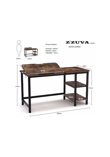 Zizuva Zizuva Tasarım Ayarlanabilir Ev Ofis Öğrenci Mimar Çizim Çalışma