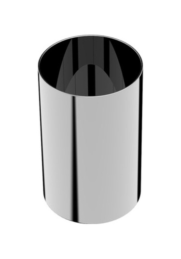 Sol Diş Fırçalık, Silindir, Tezgah Üstü - Krom Krom