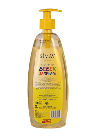 Simav Termal Sulu Bebek Seti 2'li - Kolonya 150ml + Şampuan 500ml