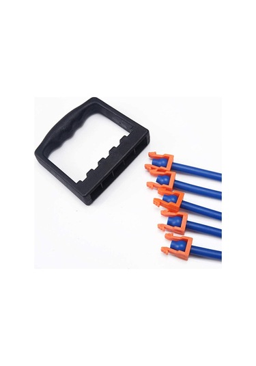 Sones 5 Direnç Tüpü Göğüs Genişletici Göğüs Egzersizi Çekici Kol Güçlendirme Eğitmeni Çıkarılabilir Çekme Halatı Fitness Ekipmanı Kırmızı