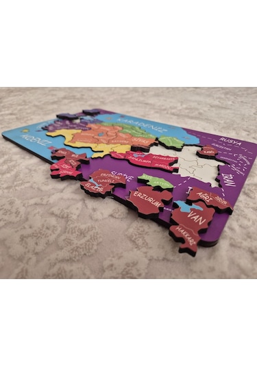 Ankebut Kabartmalı Türkiye Haritası Ve Komşu Ülkeler, Denizler