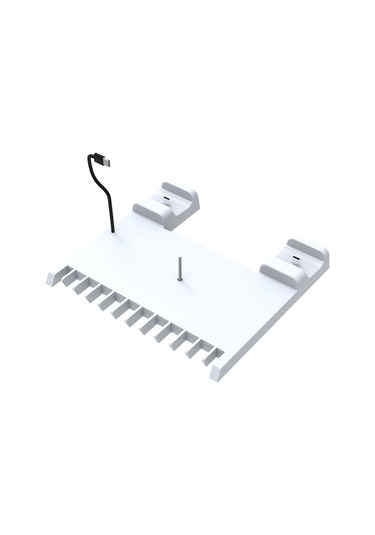 İpega Ps5 Slim Dijital/ps5 Uyumlu Multifonksiyonel Cd Raflı Şarj Istasyonlu Fanlı Soğutucu Stand