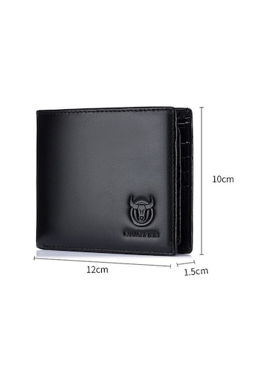 Createtech Flybuy Yumuşak Kırmızı Kart Hırsızlığa Karşı Erkek Deri Dana Cüzdanı - Bull Bit 05 Pi Kırmızı Kırmızı