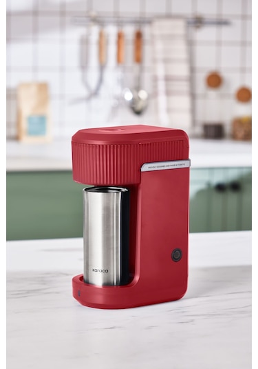 Karaca Mono Personal Filtre Kahve Makinesi + İnox Kişisel Termos