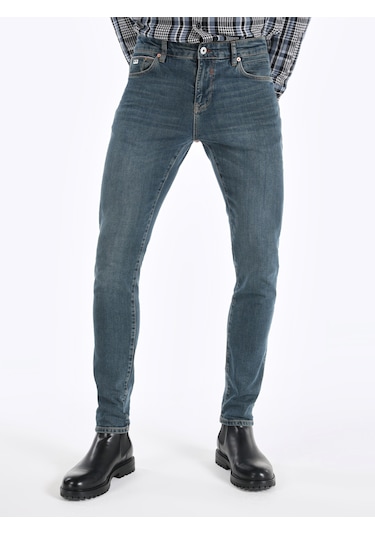 Colins 041 Danny Slim Fit Düşük Bel Düz Paça Erkek Jean Pantolon Cl1065241 001