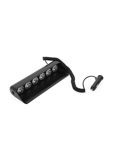 Çarşıhan Araç Içi Vantuzlu Çakar Lamba Kırmızı - Mavi Renk 6 Led