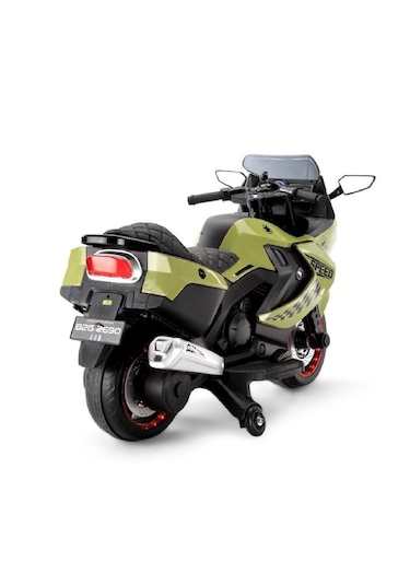 Baby2go 2293 Speed Akülü Motorsiklet Yeşil Yeşil