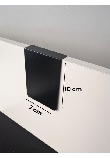 10 Adet Silinebilir Karatahta Siyah Etiket 10 x 7 CM Ahşap Raflar