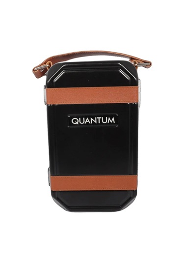 Quantum Seyahat Tipi 5 Taşıma Kordonlu Siyah Humidor Puro Kutusu - Trz3008
