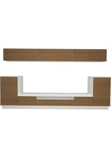 Decoraktiv Trendstyle 9s Slm Tv Ünitesi Tv Sehpası Beyaz - Ceviz