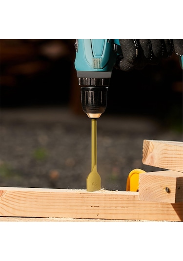 Sointeresting 13 Adet Titanyum Kaplamalı Düzleştirilmiş Matkap Ucu Seti Altıgen Şaftlı Ağaç İşleme Delik Açacağı 6-35mm