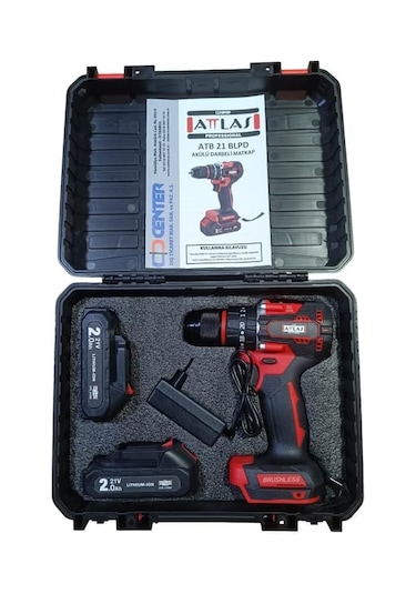 Attlas ATB BLPD 21 V Akülü Kömürsüz Darbeli Matkap