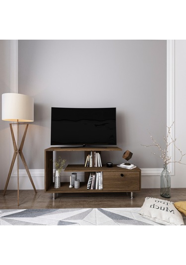Mıxı Tv Ünitesi Tv Sehpası 120 Cm Ceviz