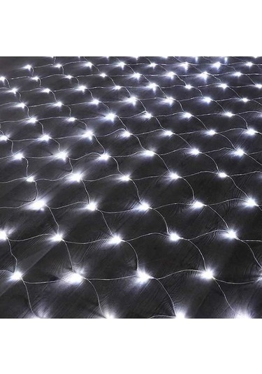 Novahub Ağ Işıkları, Balık Ağı Işıkları, Bahçe Aydınlatma 24v 3x2m 192 Led Solar Dekoratif Ampul Transformatörlü Erkek/dişi Fiş Çok Renkli Çok Renkli