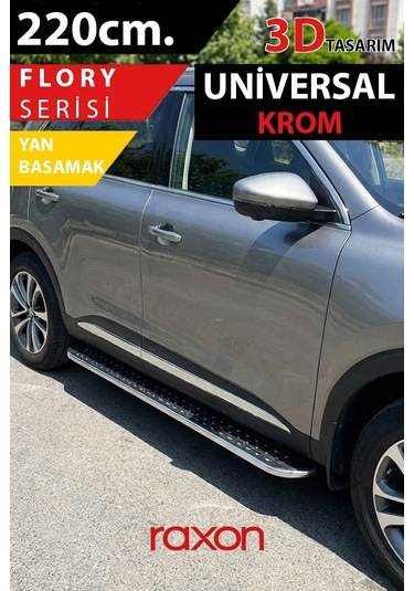 Flory Yan Basamak 220 Cm Universal Kaymaz Yüzey & Dayanıklı Tasarım