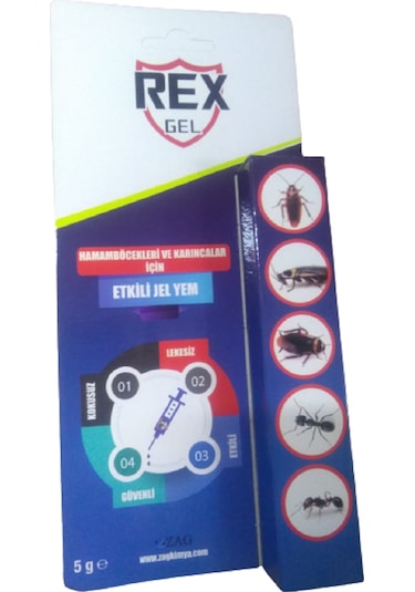 Rex Gel Hamam Böceği ve Karınca Jeli 5 G