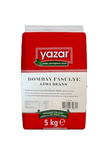 Yazar Bombay Fasulye 5 Kg