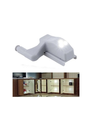 Dofolink Perde Mekanikli Dolap Led Dokunmatik Işık - Beyaz Işık, Pil İle Çalışır Pil Dahil Değil