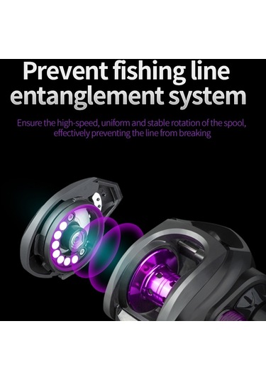 Linnhue Am2000 7: 2: 1 Yüksek Hızlı 8kg Maks Drag Olta Makinesi Sağ El