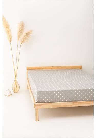 Soley Mix & Match Hearts %100 Pamuk Tek Kişilik Düz Çarşaf Renkli