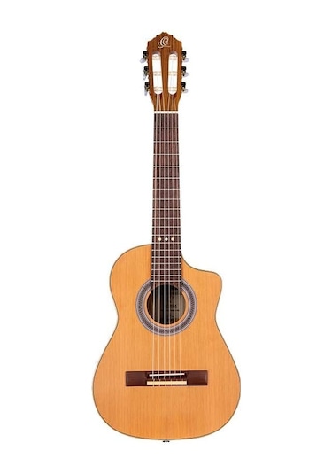 Ortega Rq39e Requinto Series Cutaway Elektro Klasik Gitar Natural