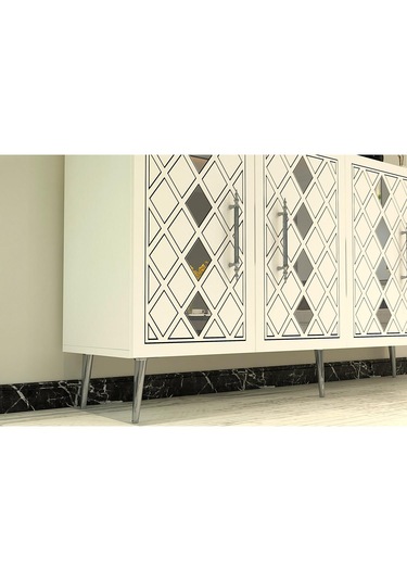 Domect Kb150 Konsol Beyaz-gümüş