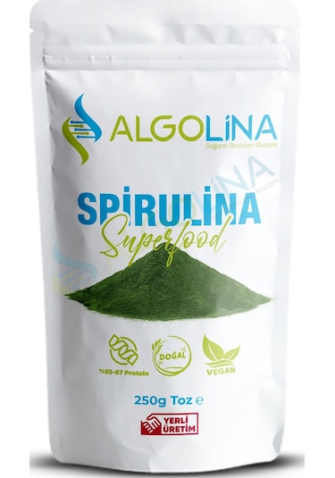 Algolina Spirulina Tozu 1 Kg "Türkiye'Nin Ilk I"