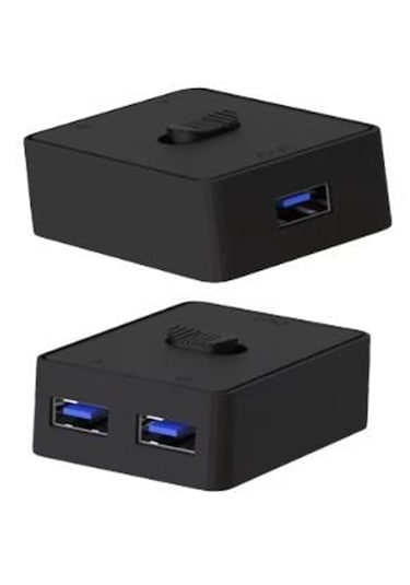 Usb 3.0 2 Port To Kvm Switch Çoklu Pc Kasa Çoklayıcı Hub Anahtar