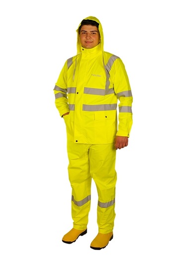 Polly Rain Pu Alt Üst Takım Reflektörlü Yağmurluk