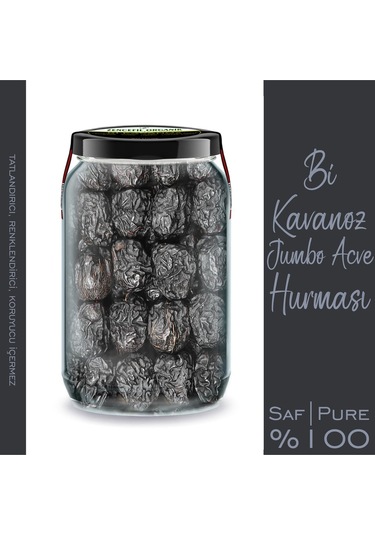 3'lü Gurme Hurmalar Kudüs Hurması Medine Hurması Acve Hurma 3x660cc. Bi Kavanoz Jumbo Seçme Hurmalar Diğer