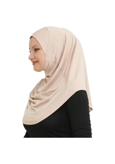 Hazır Giyim Türban Yumuşak Başörtü Şal - Bej BEj