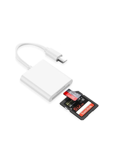Type-c To Sd-microsd Kart Okuyuculu Kamera Adaptörü Al4116
