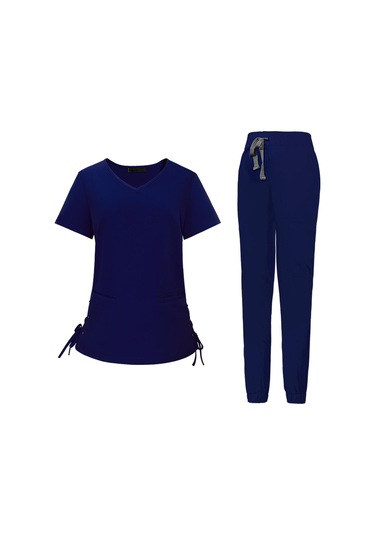 Suntek Magideal Kadın Kese Setleri Hemşire İş Elbisesi Lacivert