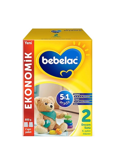 Bebelac 2 Devam Sütü 6-9 Ay 800 G