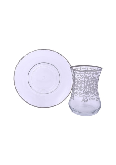 Decorium Çay Takımı 12 Parça Patrice 02 Platin Ars 719