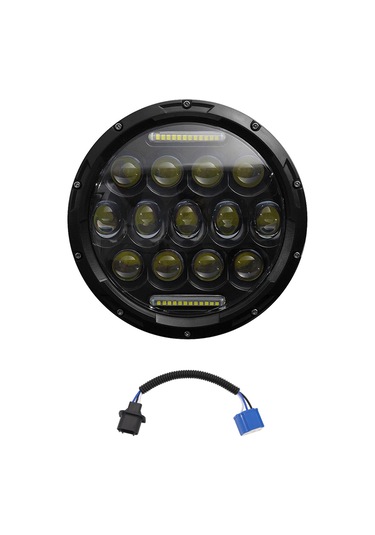 Padalink "7 İnç Evrensel Led Far H4 Bağlantılı - 20000 Lümen, Ip67 Su Geçirmez"