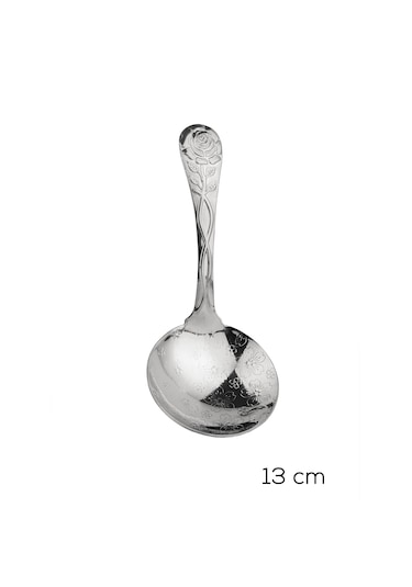Porsima 5216 Metal Gümüş 2 Li Sos Kaşığı Kepçe 13cm