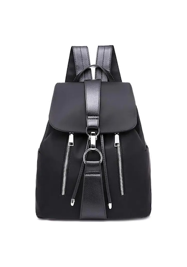 Lixiaqu01 Kadın Sırt Çantası Tasarımcısı Yüksek Kaliteli Naylon Siyah