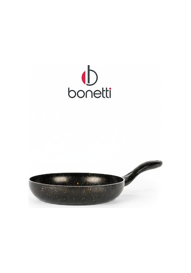 Bonetti Granit Tava - 28 Cm Siyah Siyah