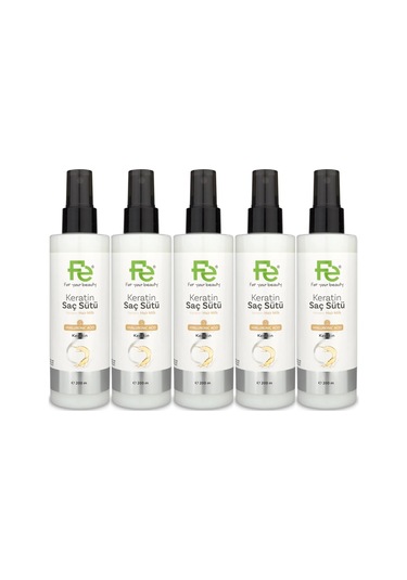 Fe Keratin Saç Sütü 200ml 5 Li Set