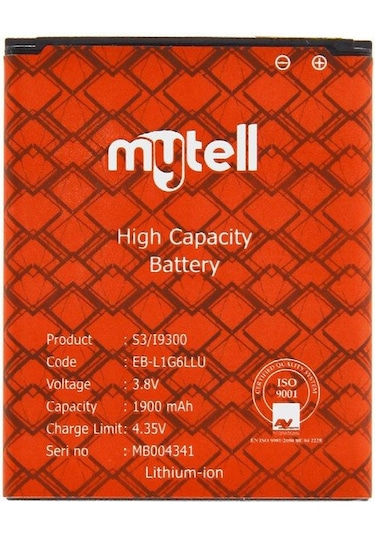 Mytell Samsung Uyumlu I9300 EB-L1G6LLU Batarya MBT-01
